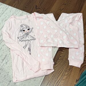 Pink Ballerina Kids Pajamas